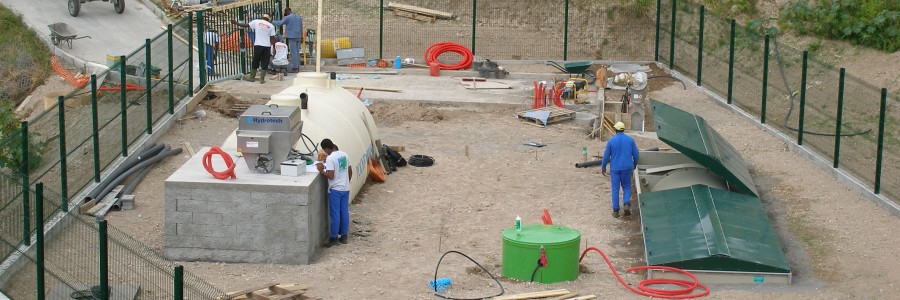 Travaux d’installation de stations d’épuration, poste de  pompage et surpresseurs